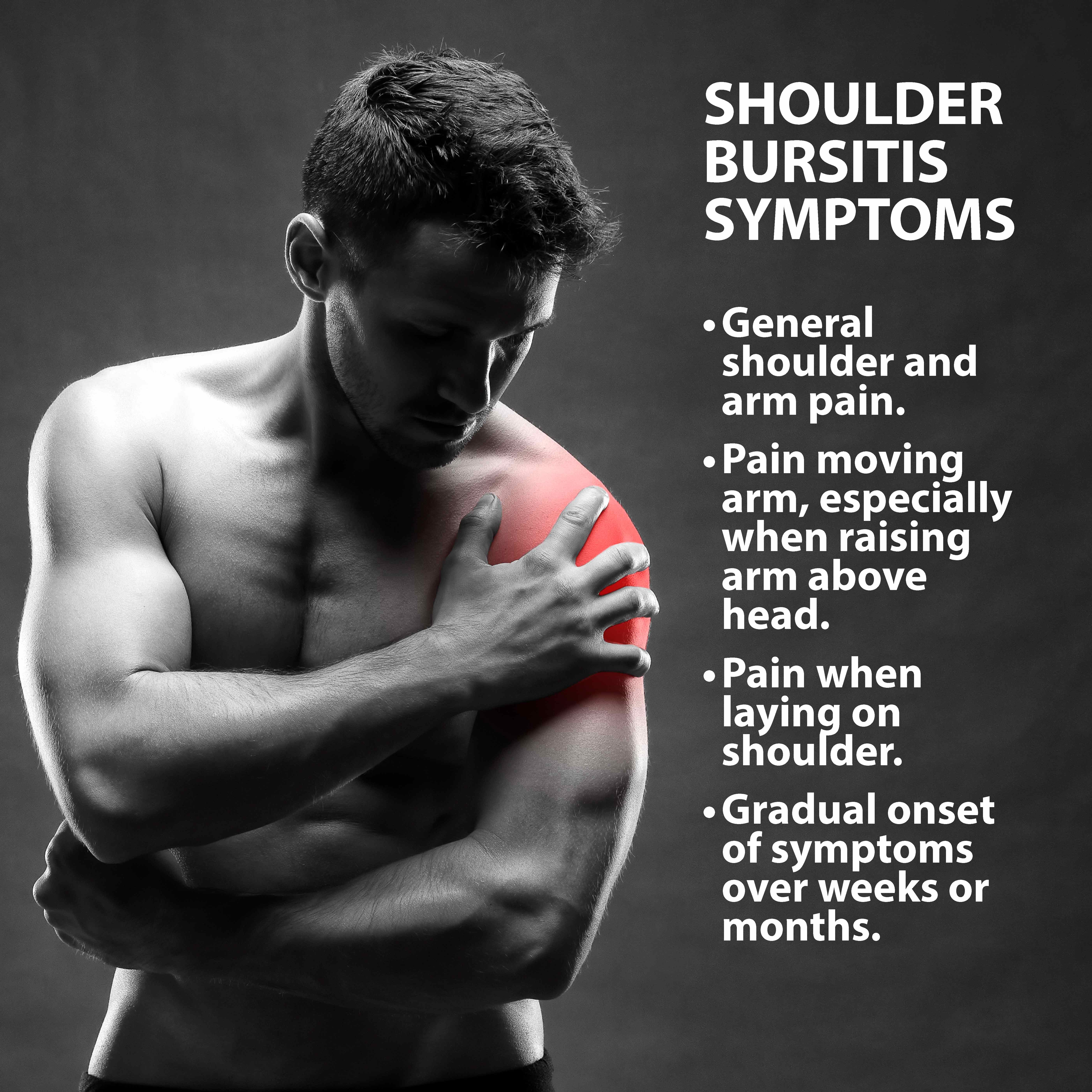 torn bursa shoulder symptoms