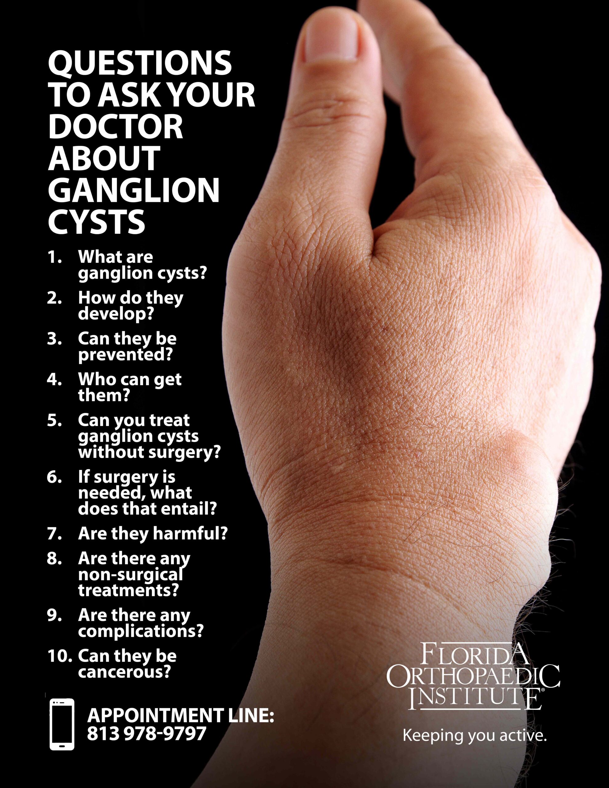 Cyst cure for ganglion Therapy for