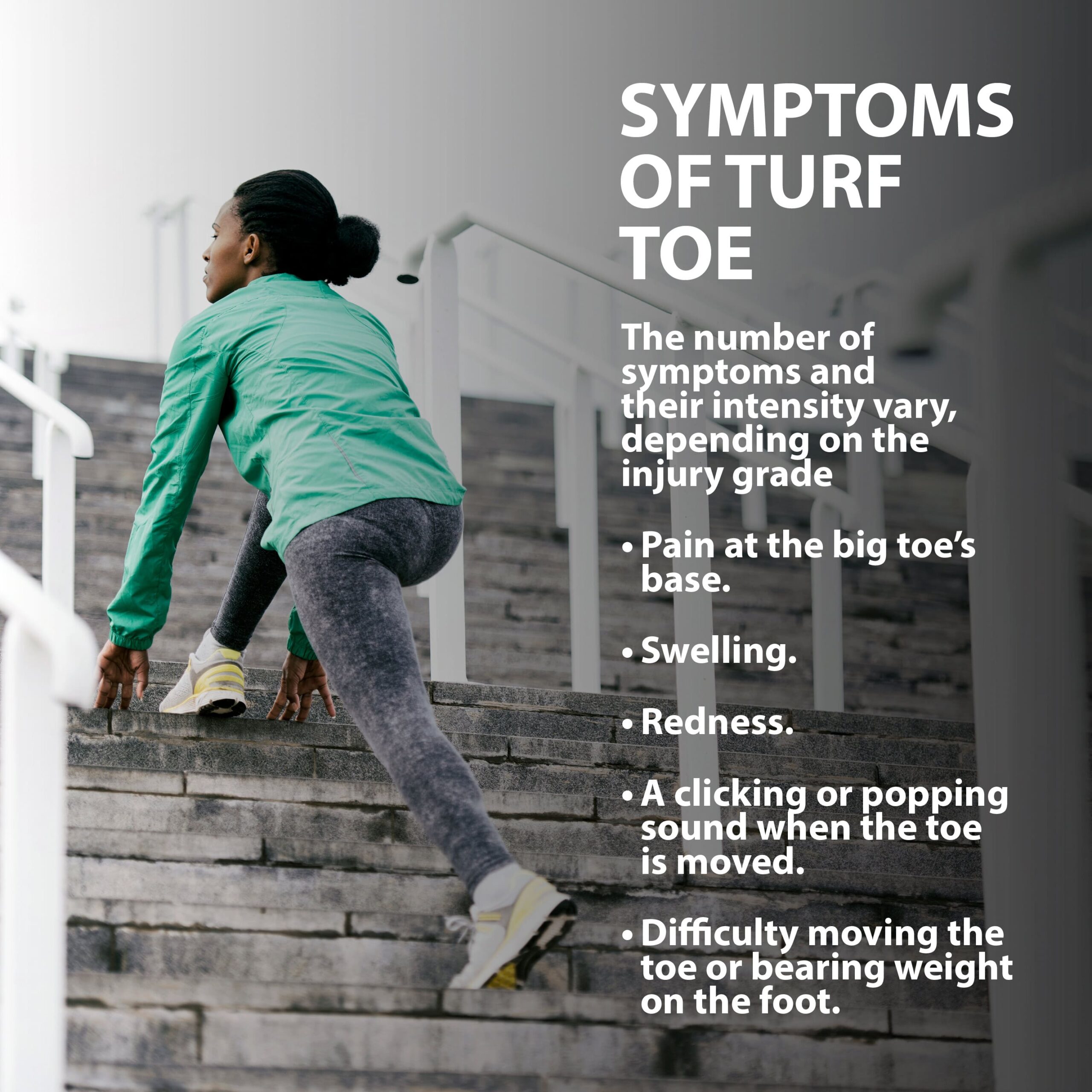 Symptoms of Turf Toe