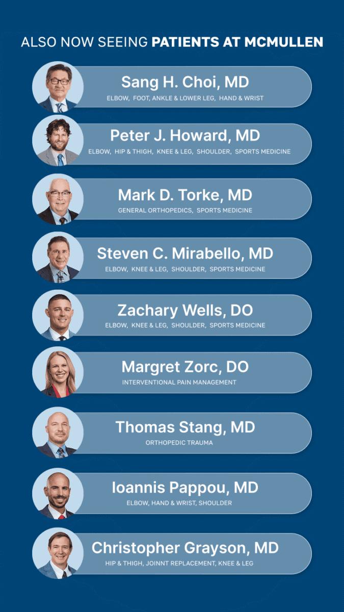 Physician listed by name and specialty.