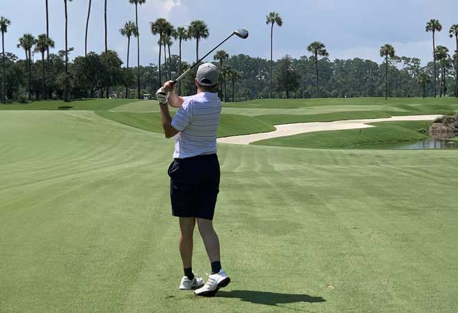 Hakeem Yousef golfing