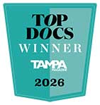 Tampa Bay Top Docs Award badge 2026