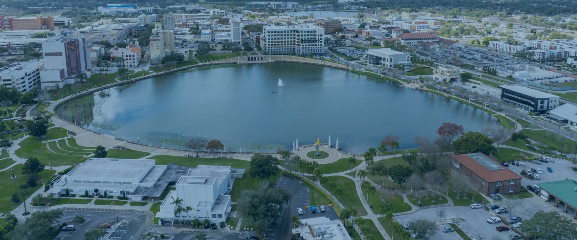 aerial view of Lakeland location