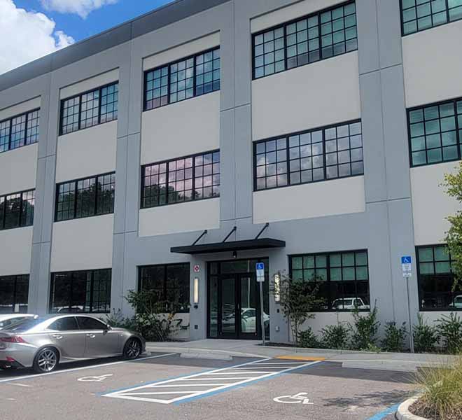 54 crossings location, back of the building.