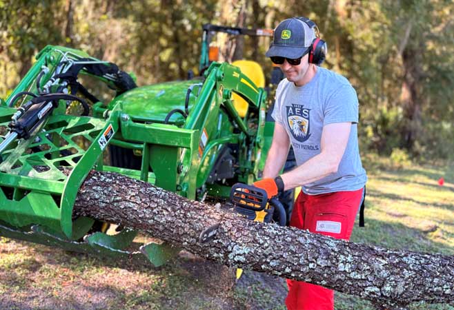 Dr. Christopher Reb enjoys outdoor activities.