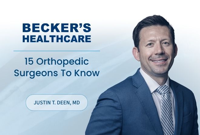 Dr. Justin T. Deen, Florida Orthopaedic Institute orthopedic surgeon serving patients in Gainesville and Ocala